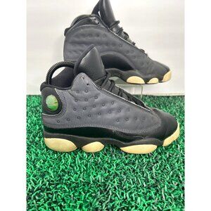 Nike Air Jordan 13 Retro Boys Size 4Y Black Athletic‎ Sneakers 439358-009